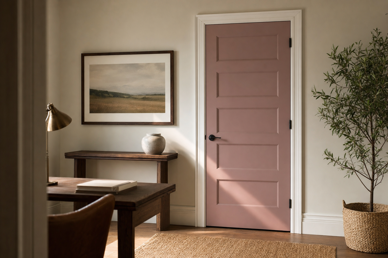 Muskoka by Benjamin Moore on interior-doors