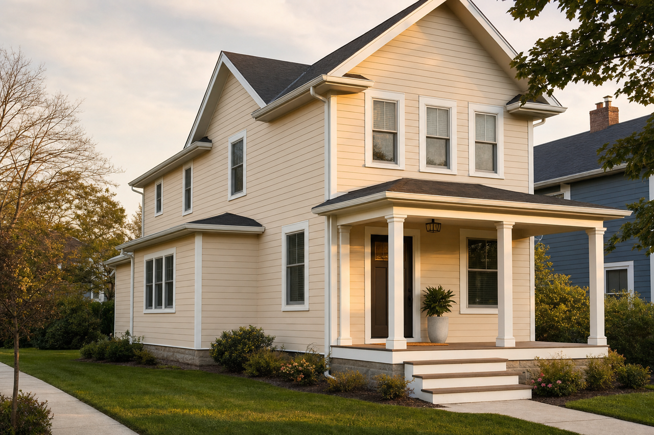Brandy by Benjamin Moore on exterior