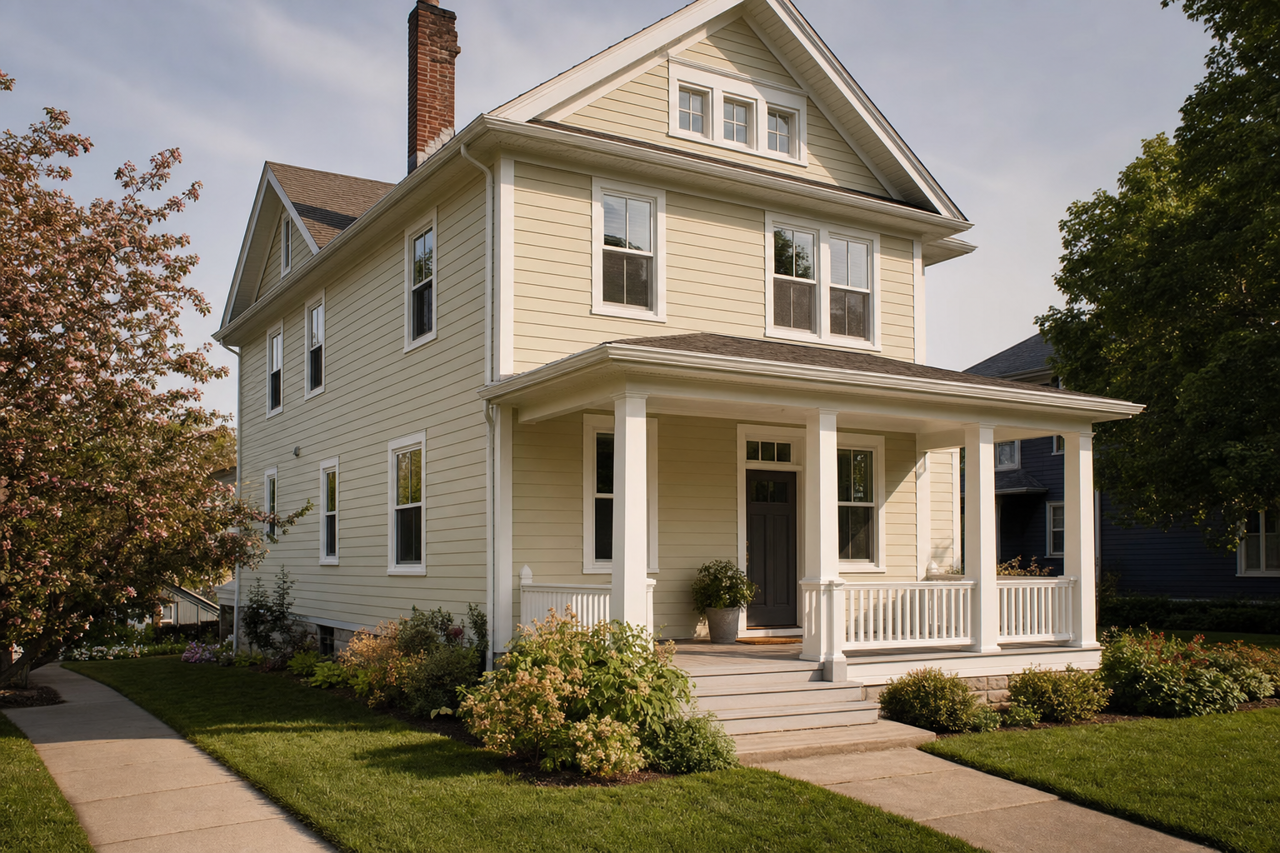 Spanish by Benjamin Moore on exterior