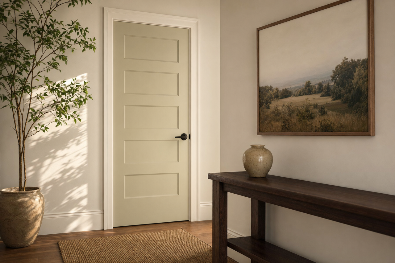 Spanish by Benjamin Moore on interior-doors
