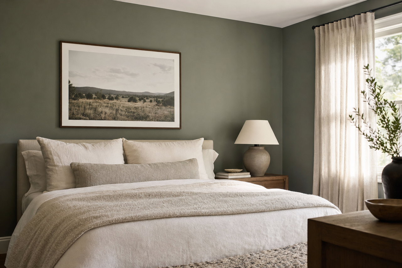 Backwoods by Benjamin Moore on interiors