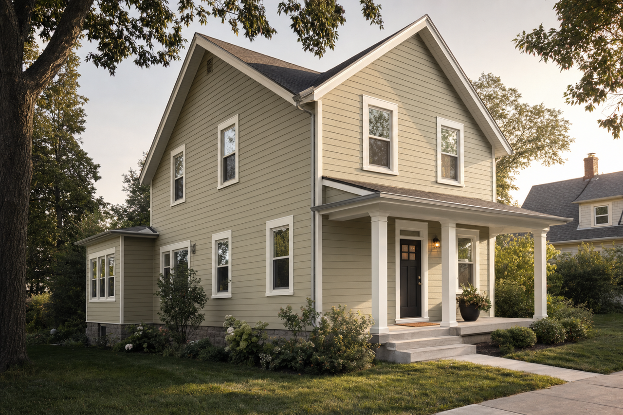 Herbes by Benjamin Moore on exterior
