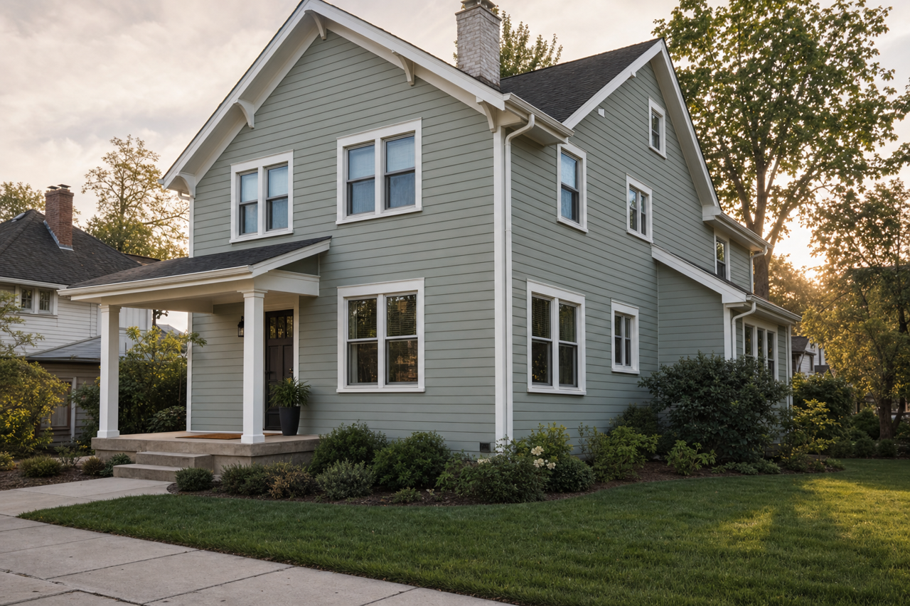 Grenadier by Benjamin Moore on exterior