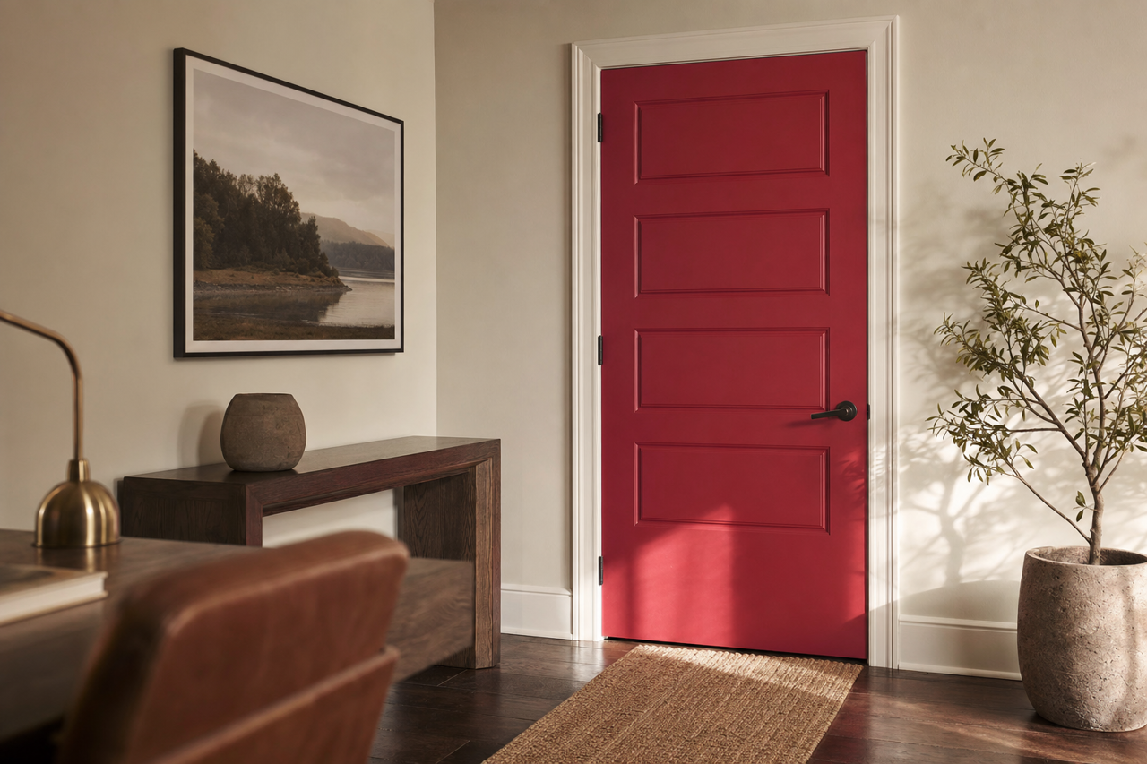 Rapture by Benjamin Moore on interior-doors