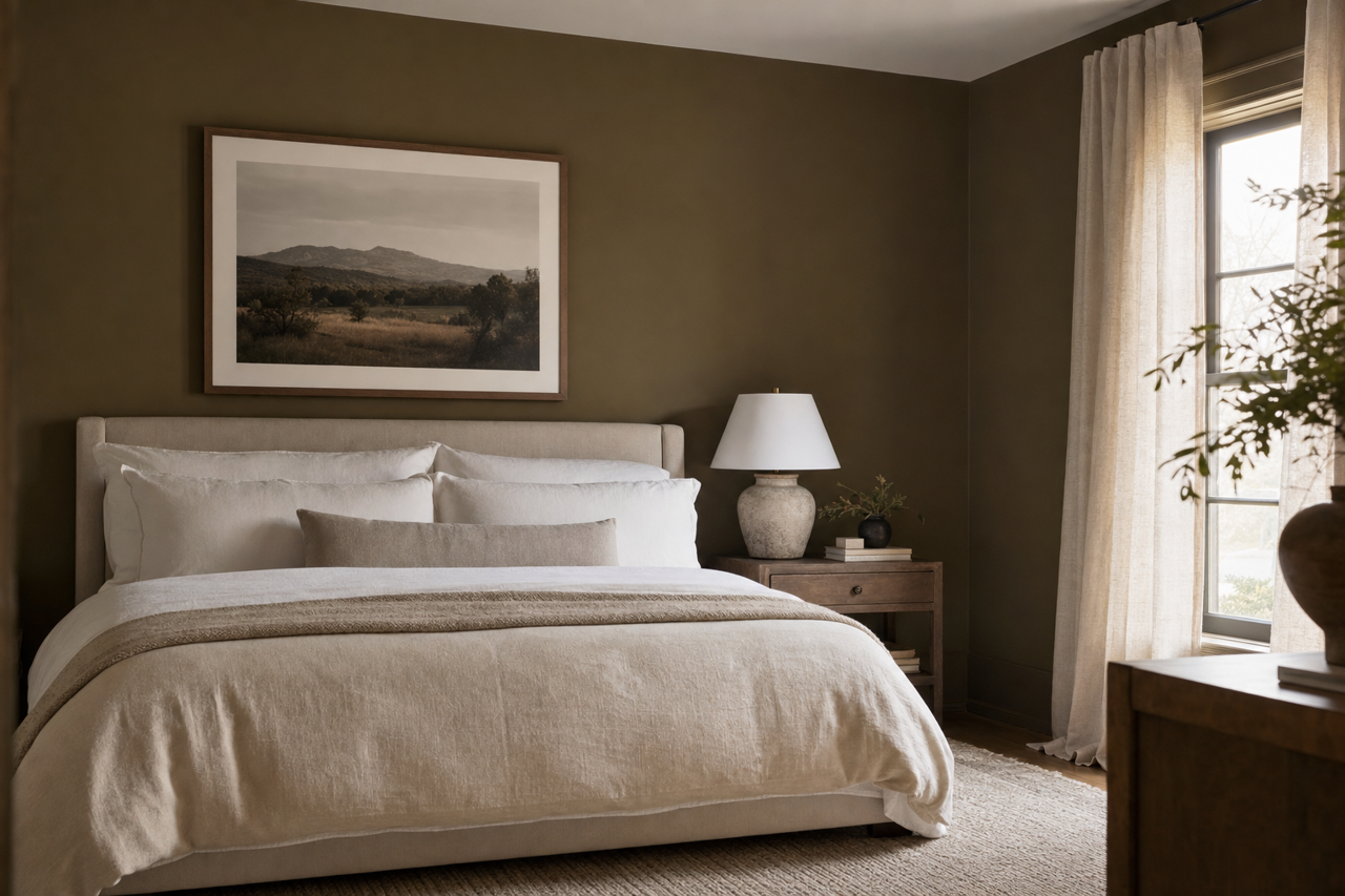 Night by Benjamin Moore on interiors