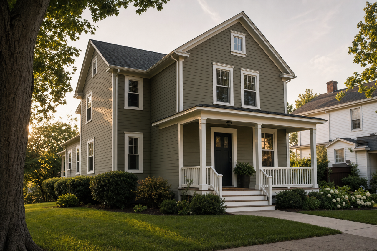 Provincial by Benjamin Moore on exterior
