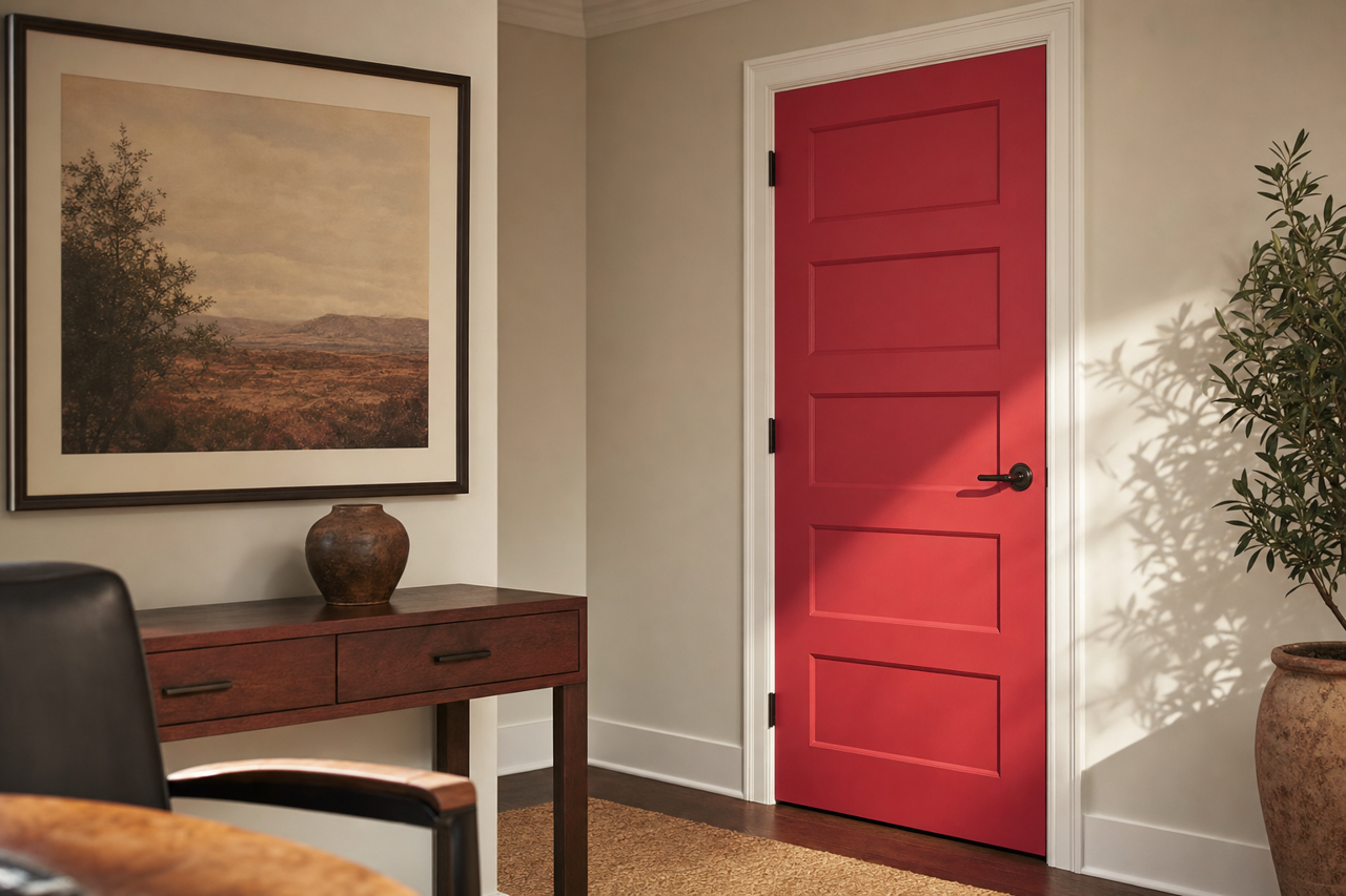 Lyons by Benjamin Moore on interior-doors