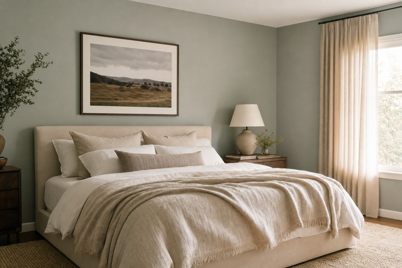Piedmont by Benjamin Moore on interiors