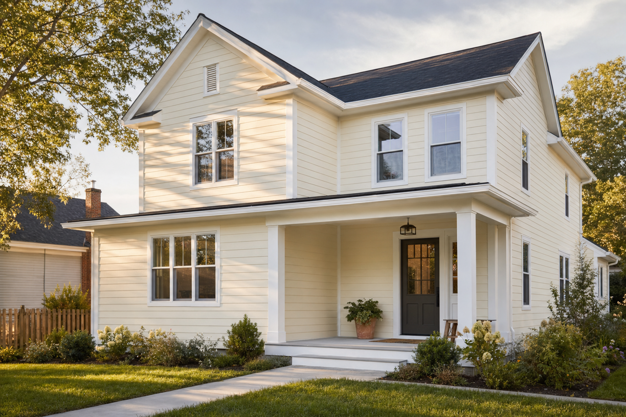 Dune by Benjamin Moore on exterior