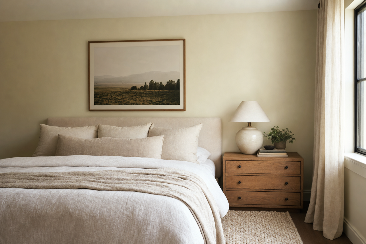 Dune by Benjamin Moore on interiors