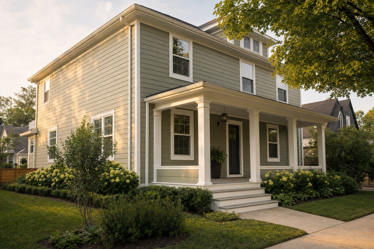 Homestead by Benjamin Moore on exterior