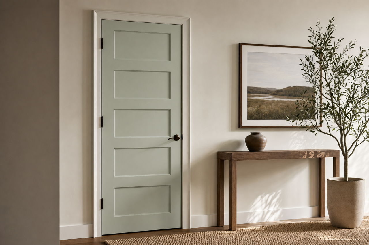 Maid by Benjamin Moore on interior-doors