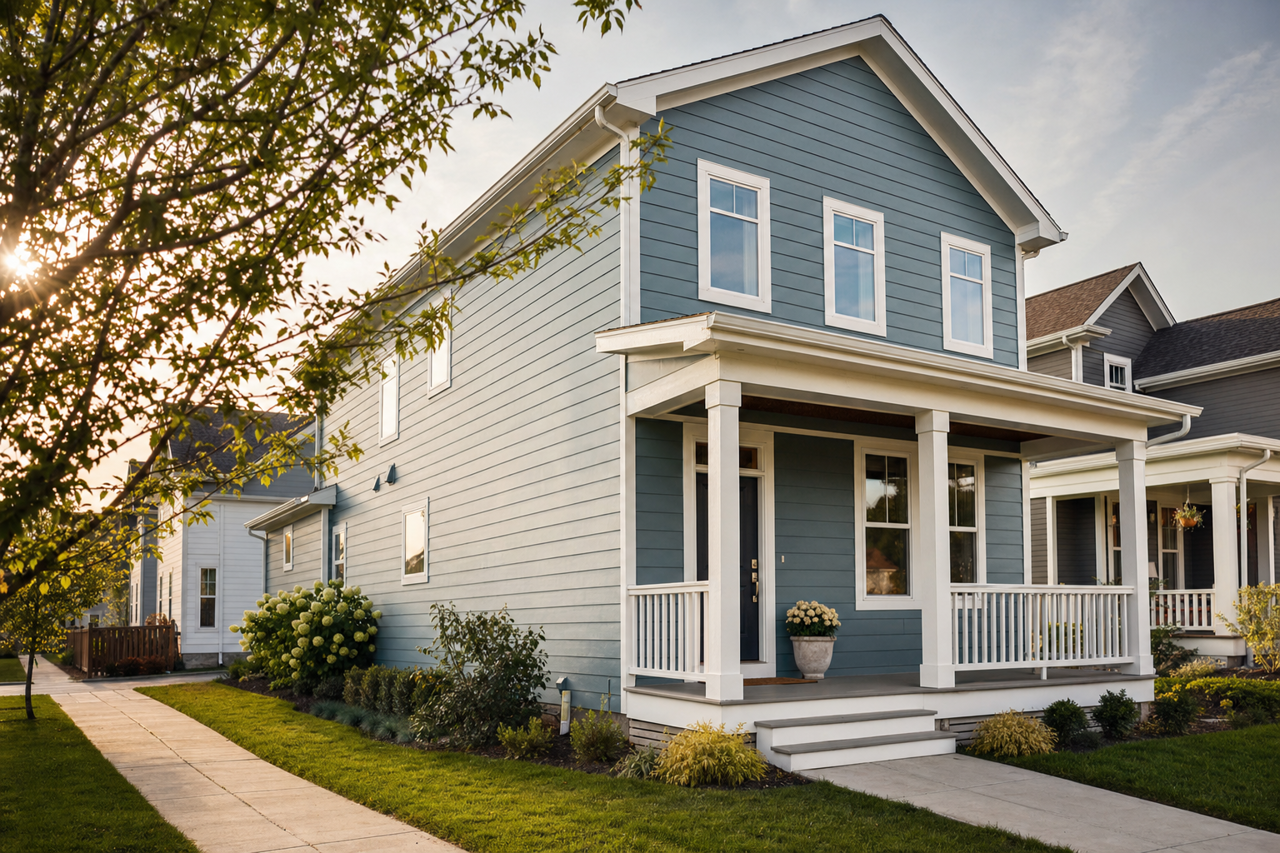 West by Benjamin Moore on exterior