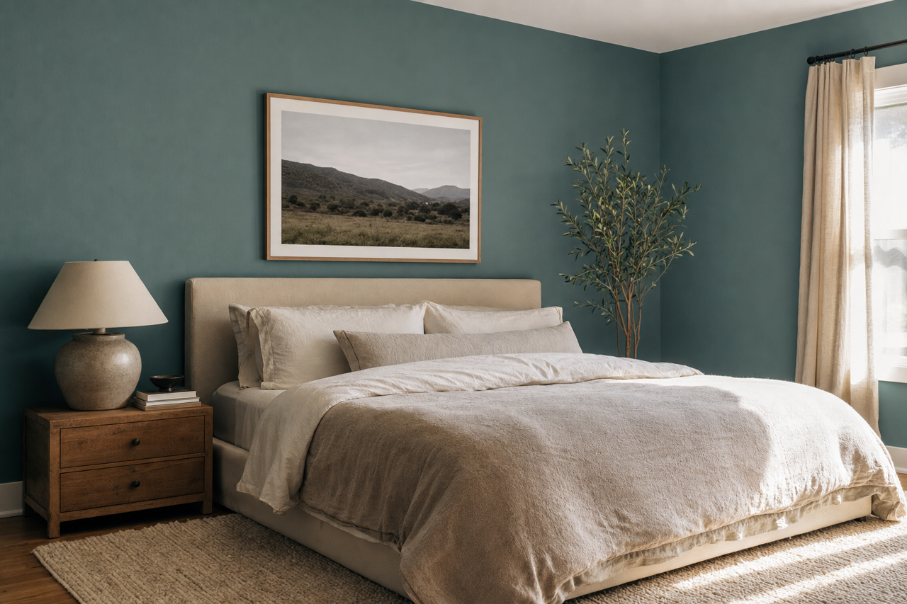 Polar by Benjamin Moore on interiors