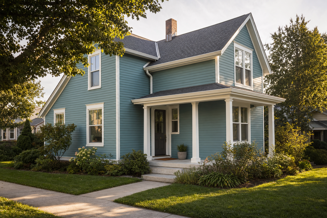 Avalon by Benjamin Moore on exterior