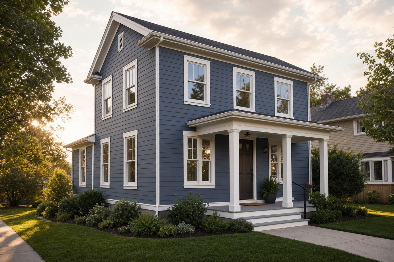 Kensington by Benjamin Moore on exterior