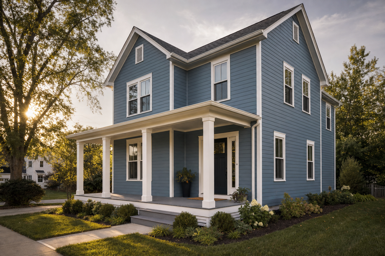 Georgian by Benjamin Moore on exterior