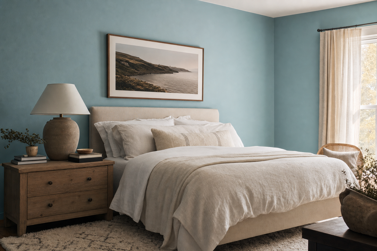 Clear by Benjamin Moore on interiors