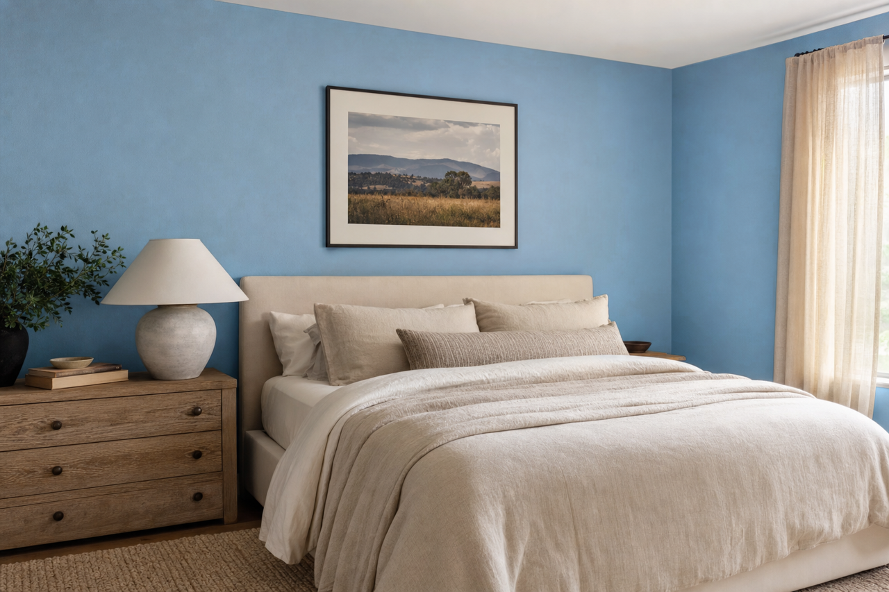 Five by Benjamin Moore on interiors