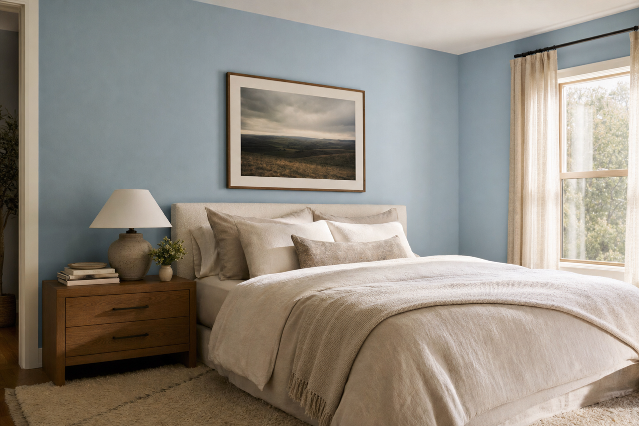Glace by Benjamin Moore on interiors