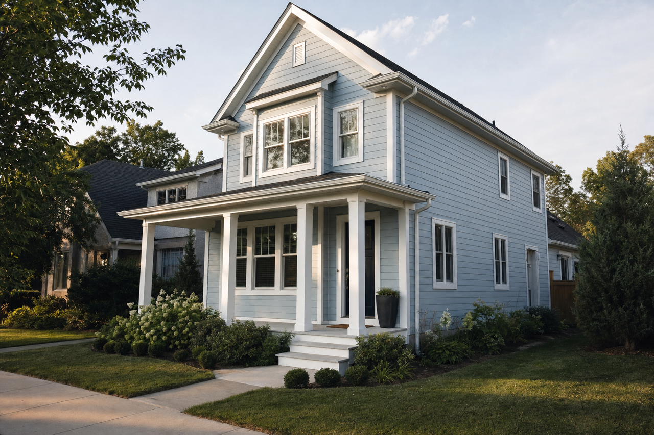 Athabasca by Benjamin Moore on exterior