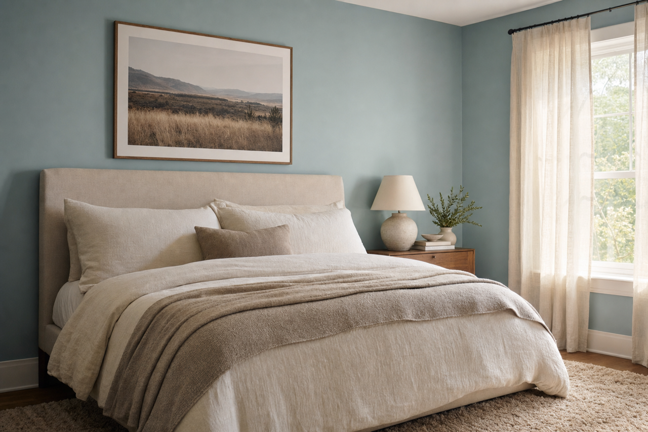 Early by Benjamin Moore on interiors