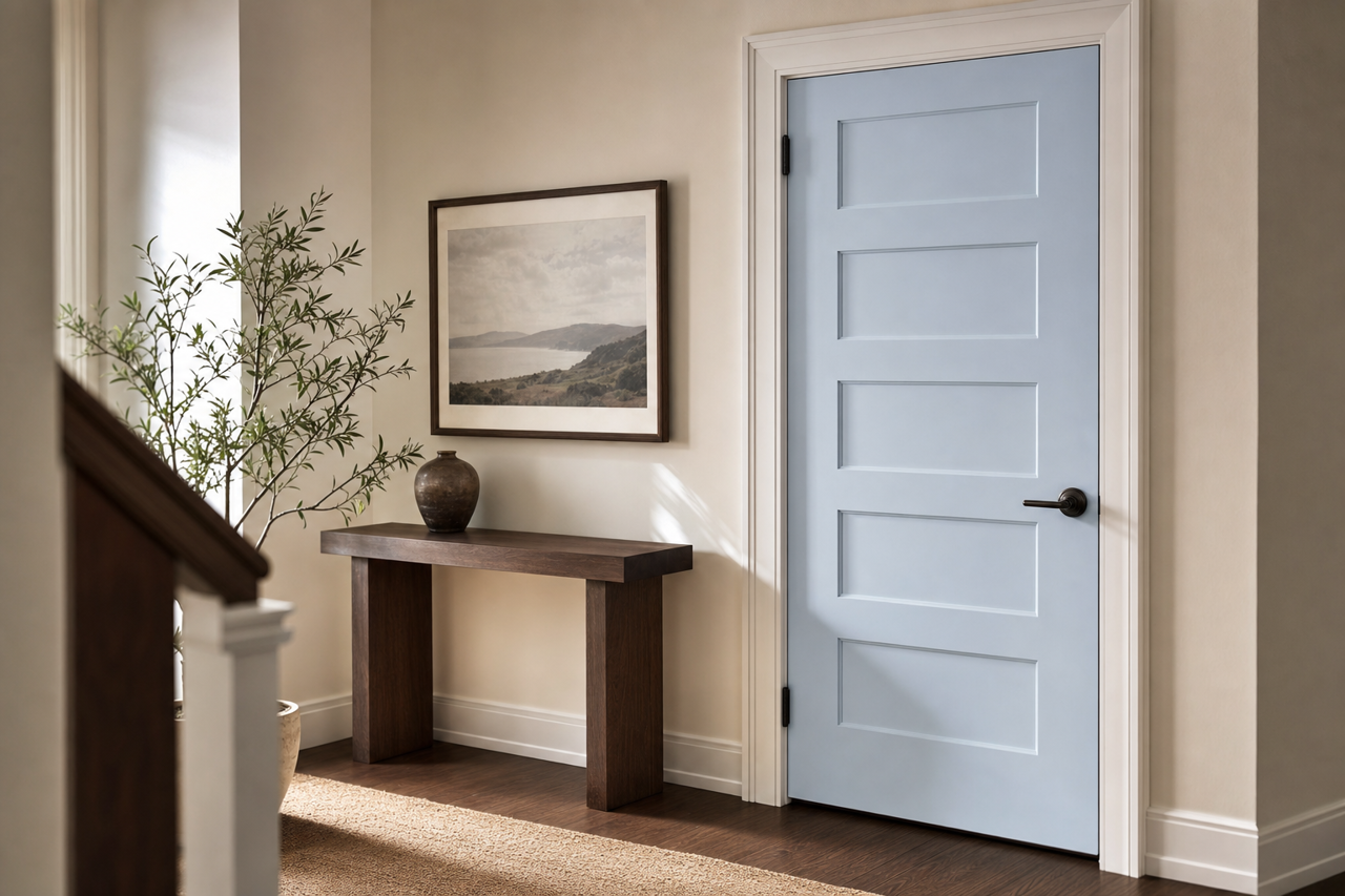 Airway by Benjamin Moore on interior-doors