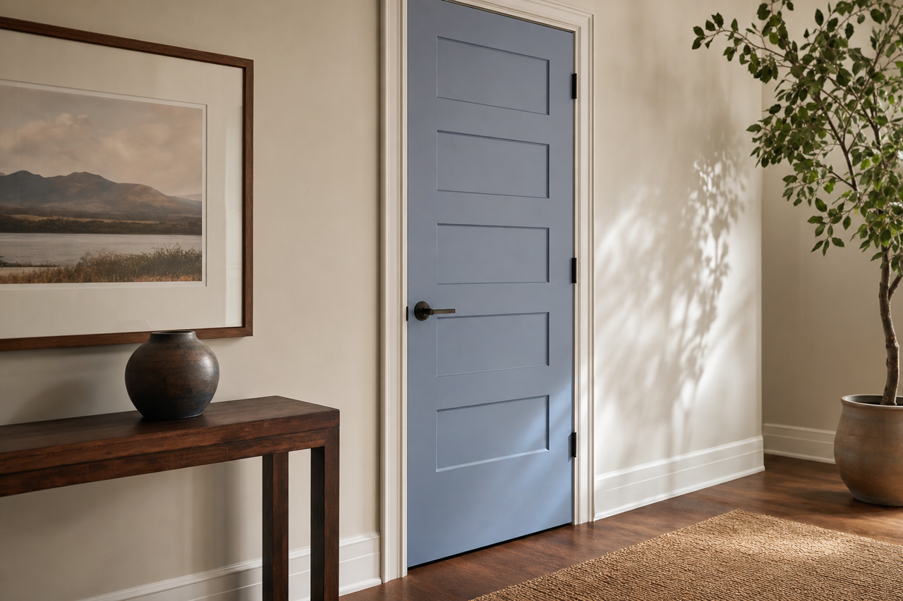 Stratford by Benjamin Moore on interior-doors