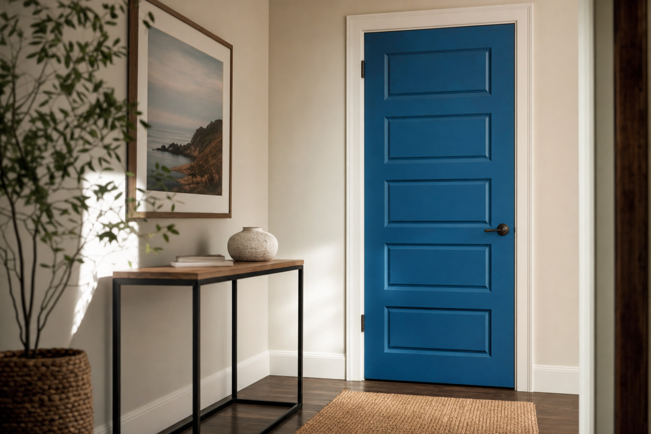 Mistral by Benjamin Moore on interior-doors