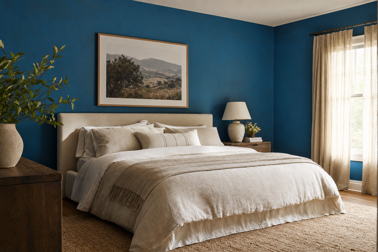 Mistral by Benjamin Moore on interiors