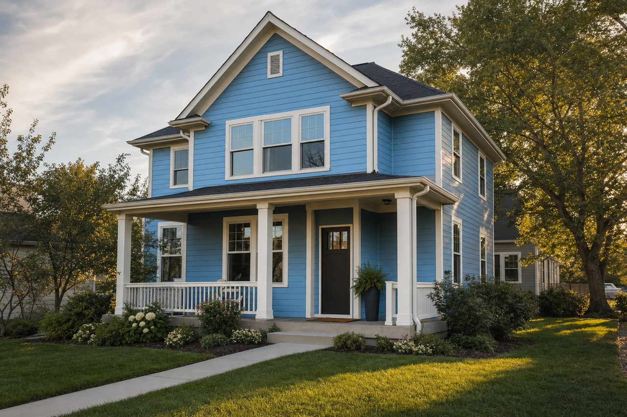 Lazy by Benjamin Moore on exterior