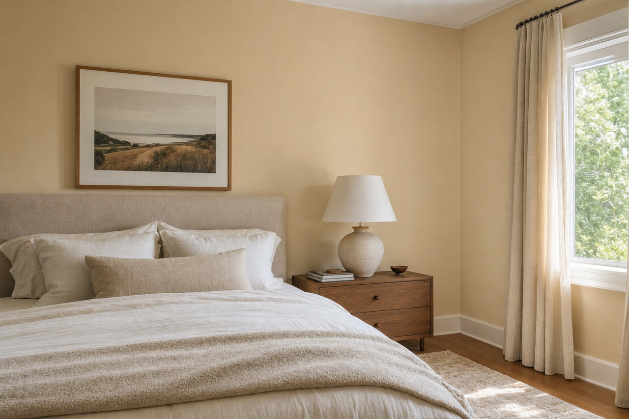 Natural by Benjamin Moore on interiors
