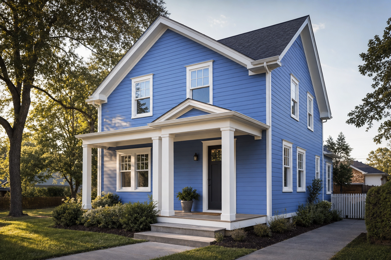 Waterdrop by Benjamin Moore on exterior