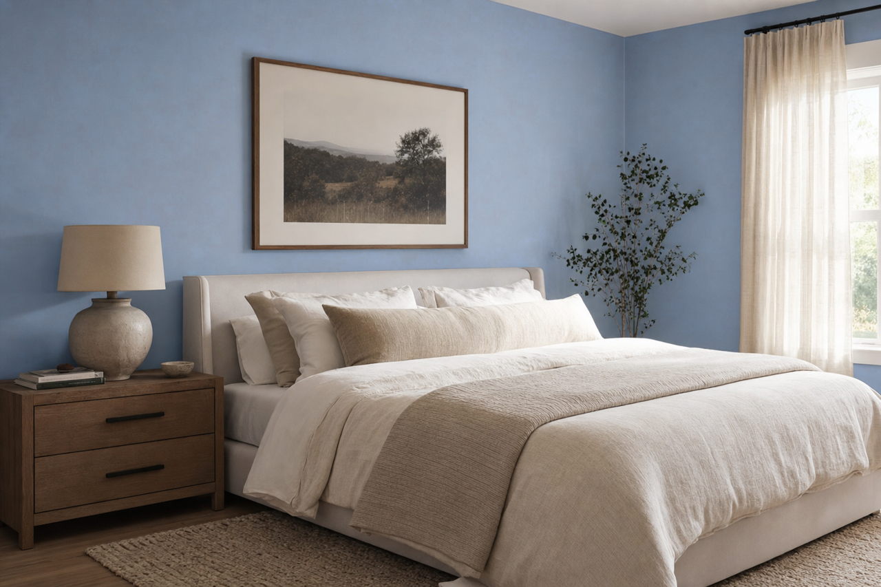 Cascade by Benjamin Moore on interiors
