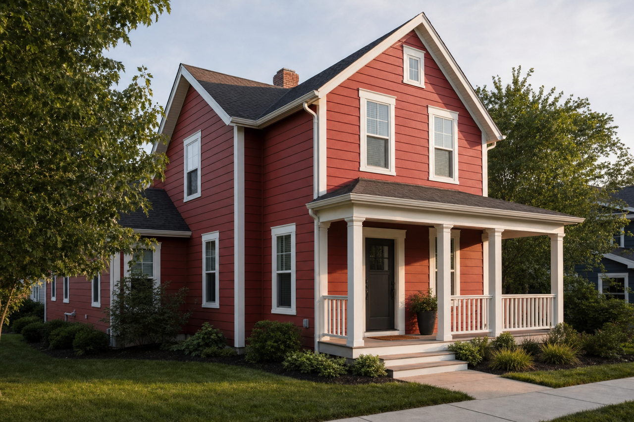 Spanish by Benjamin Moore on exterior