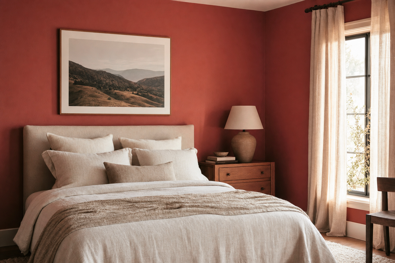 Spanish by Benjamin Moore on interiors