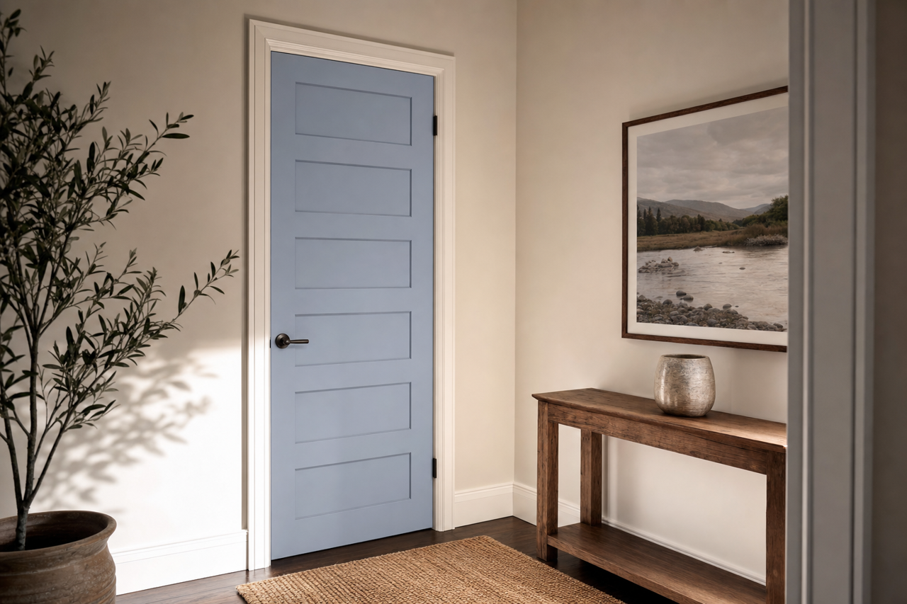 Yukon by Benjamin Moore on interior-doors