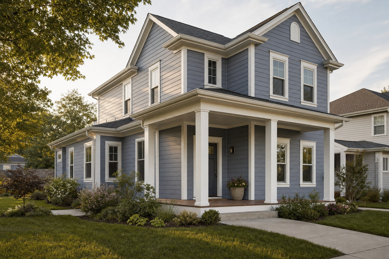 In by Benjamin Moore on exterior