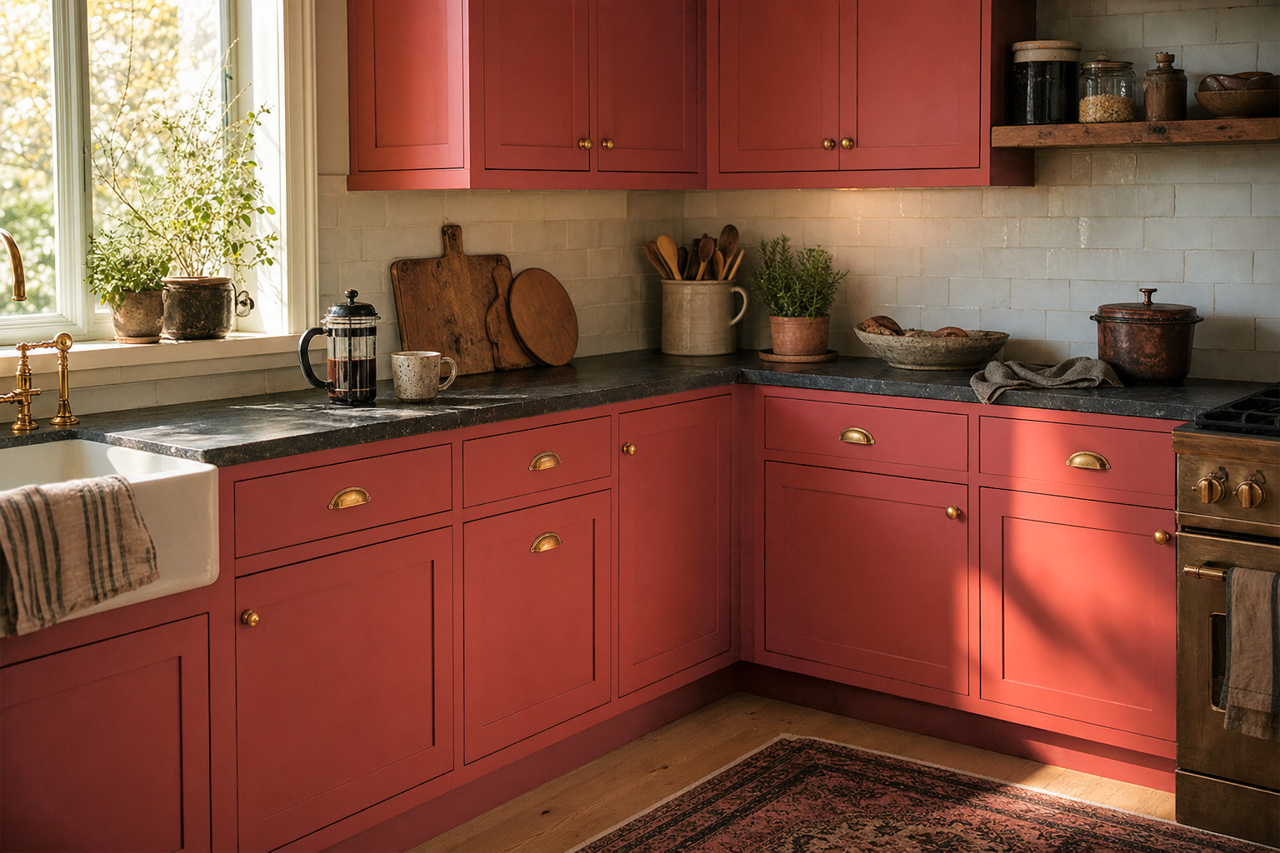 Northern by Benjamin Moore on cabinets