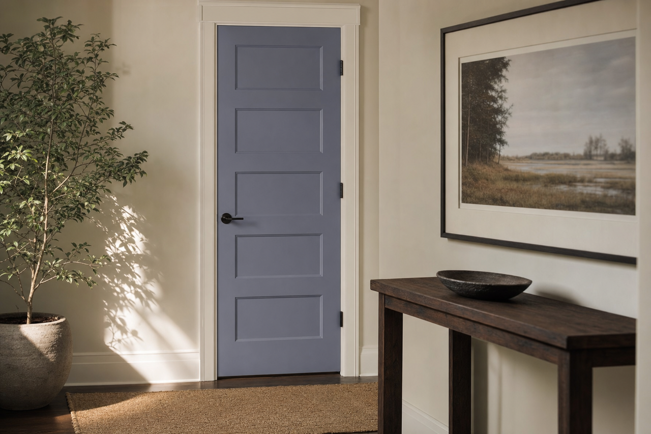 Queen's by Benjamin Moore on interior-doors