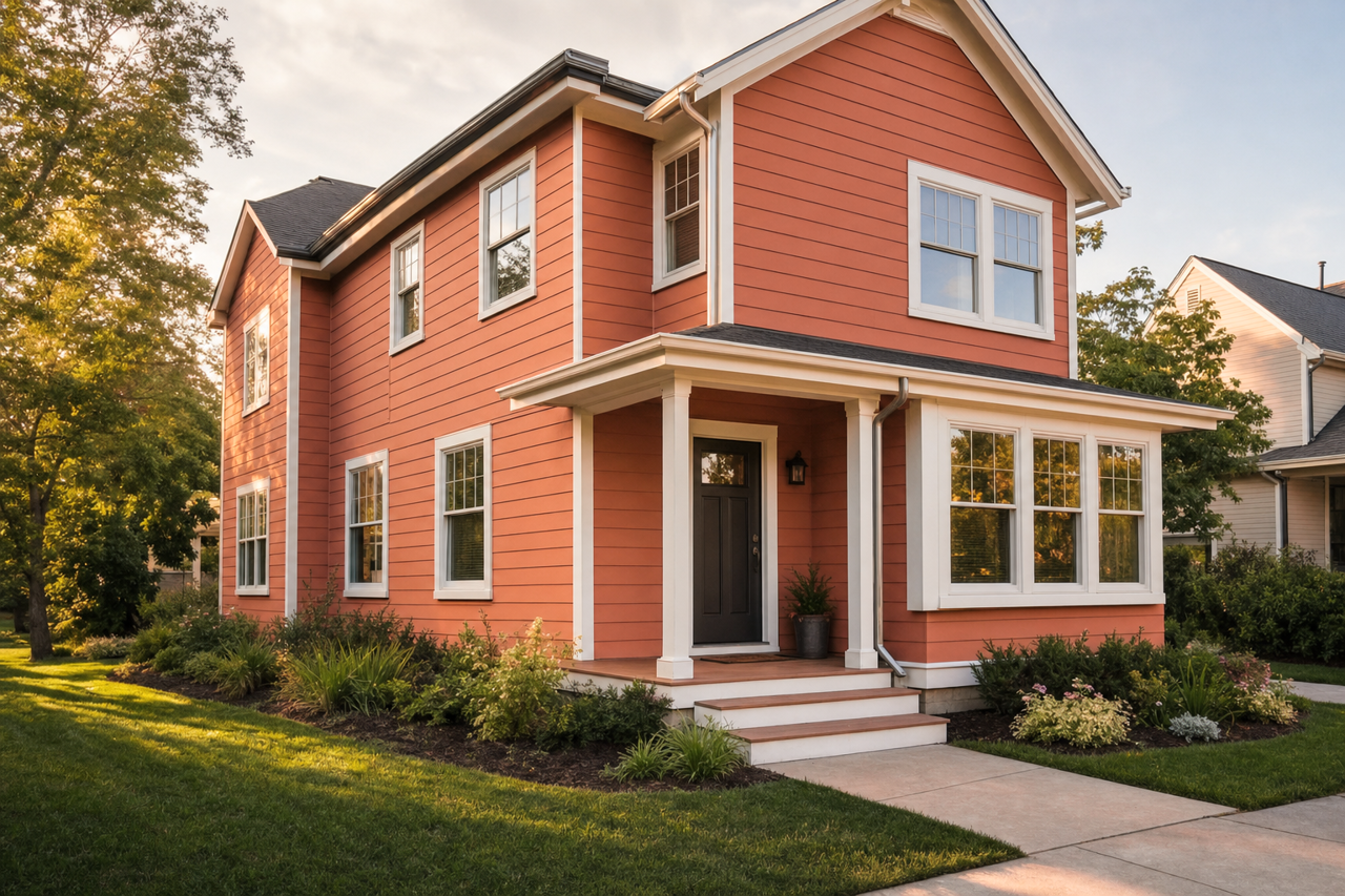 Flower by Benjamin Moore on exterior