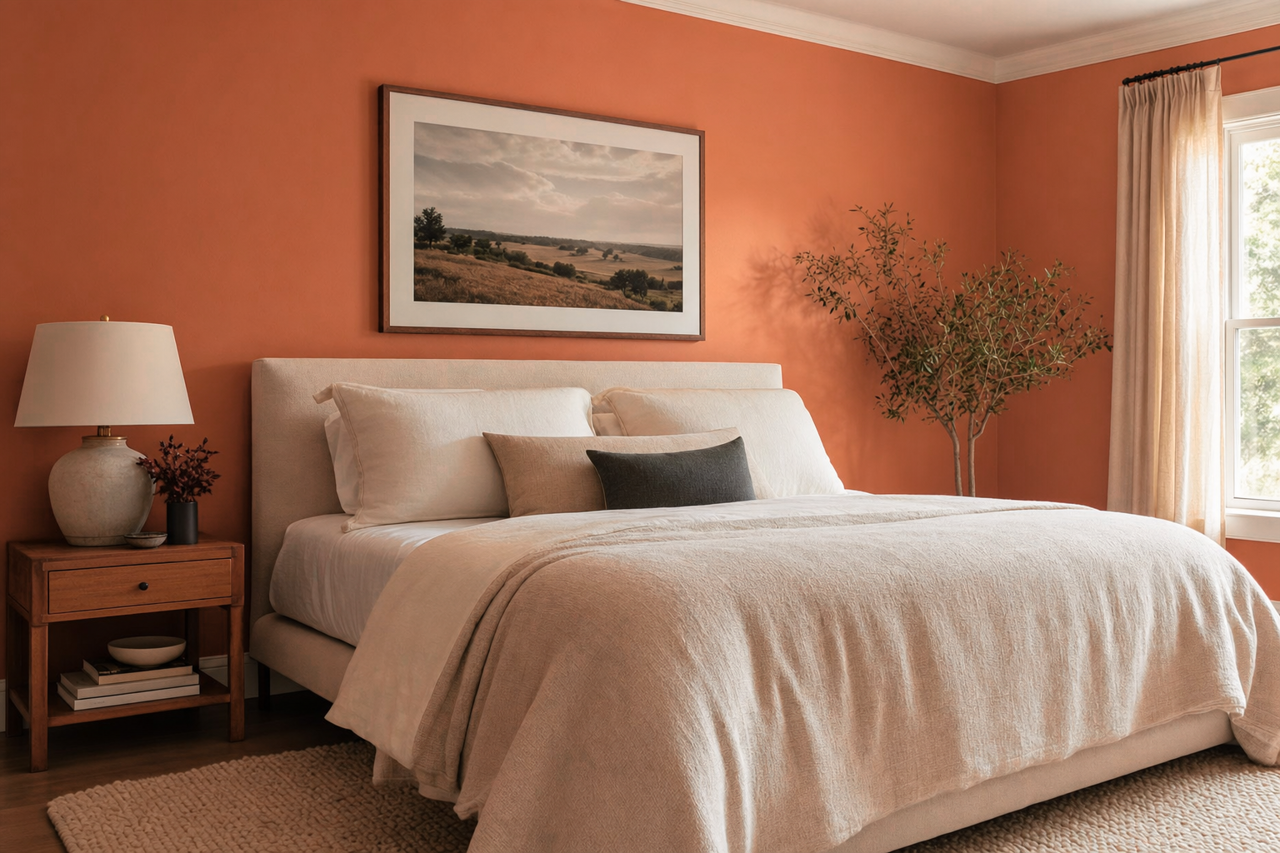 Flower by Benjamin Moore on interiors