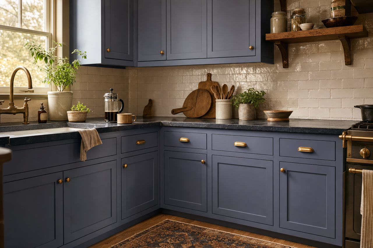 French by Benjamin Moore on cabinets