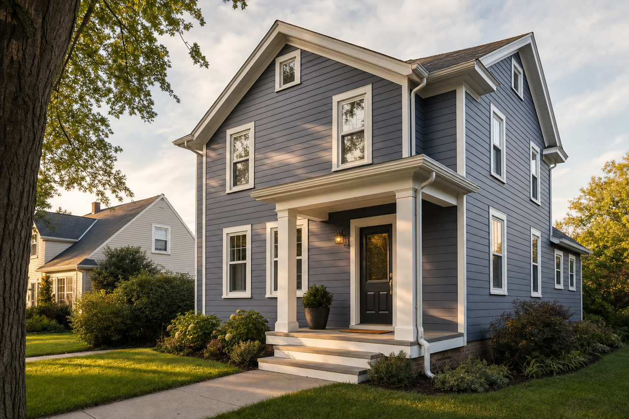 French by Benjamin Moore on exterior