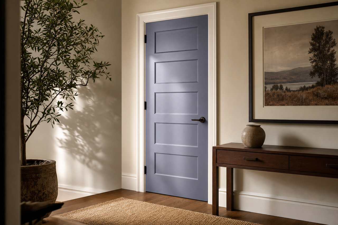 French by Benjamin Moore on interior-doors