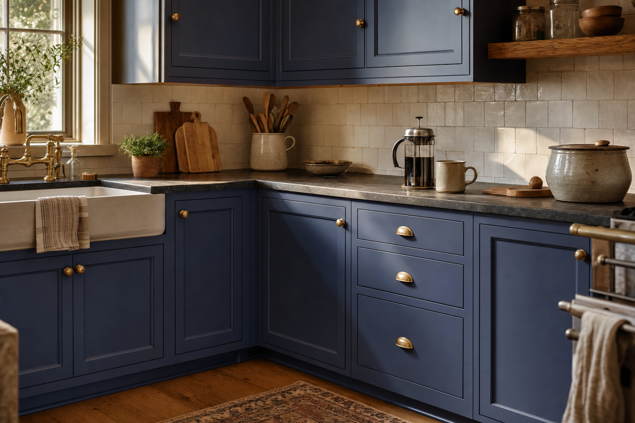 Wizard by Benjamin Moore on cabinets