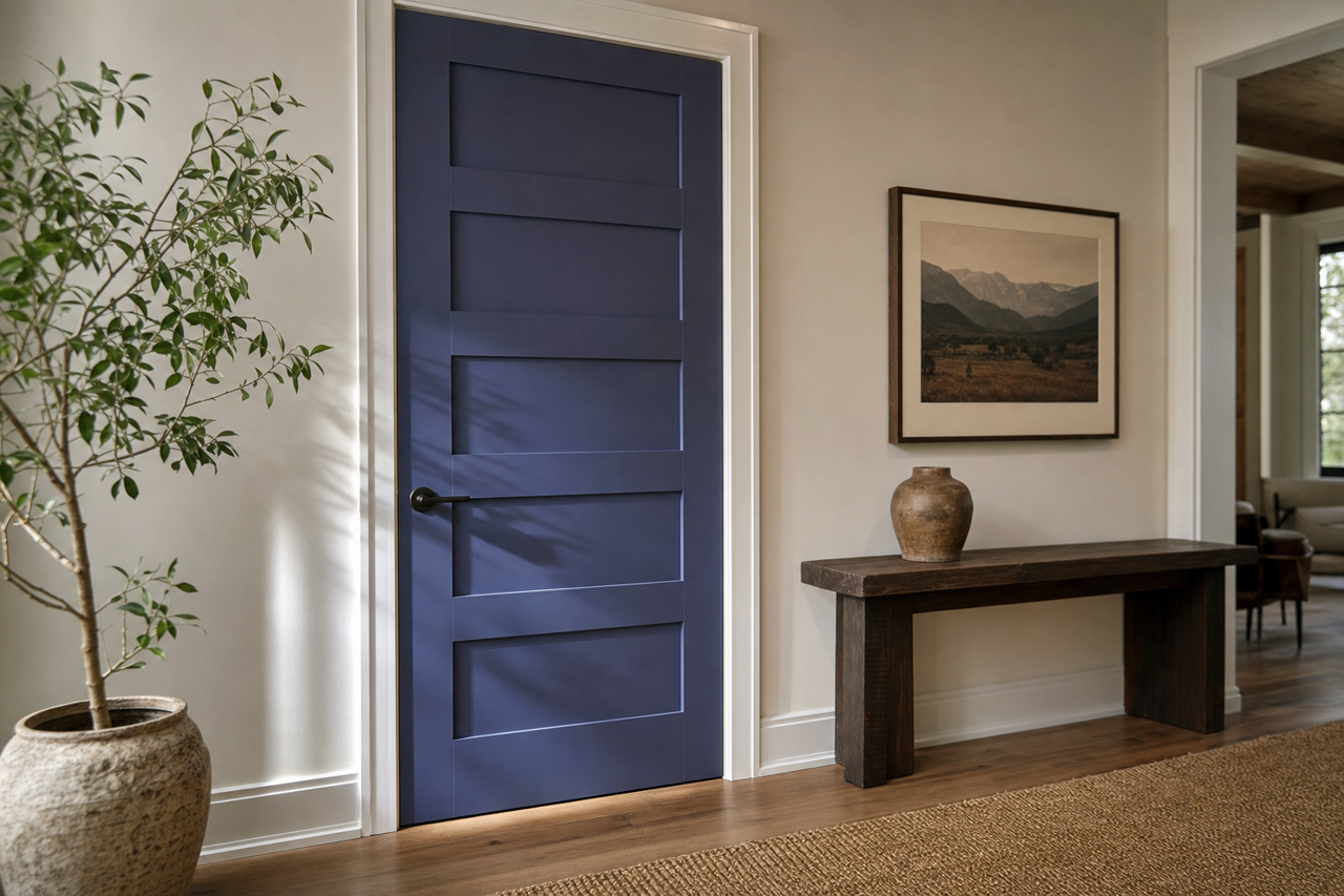 Wizard by Benjamin Moore on interior-doors