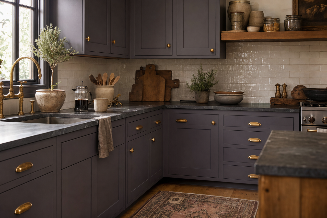 Super by Benjamin Moore on cabinets