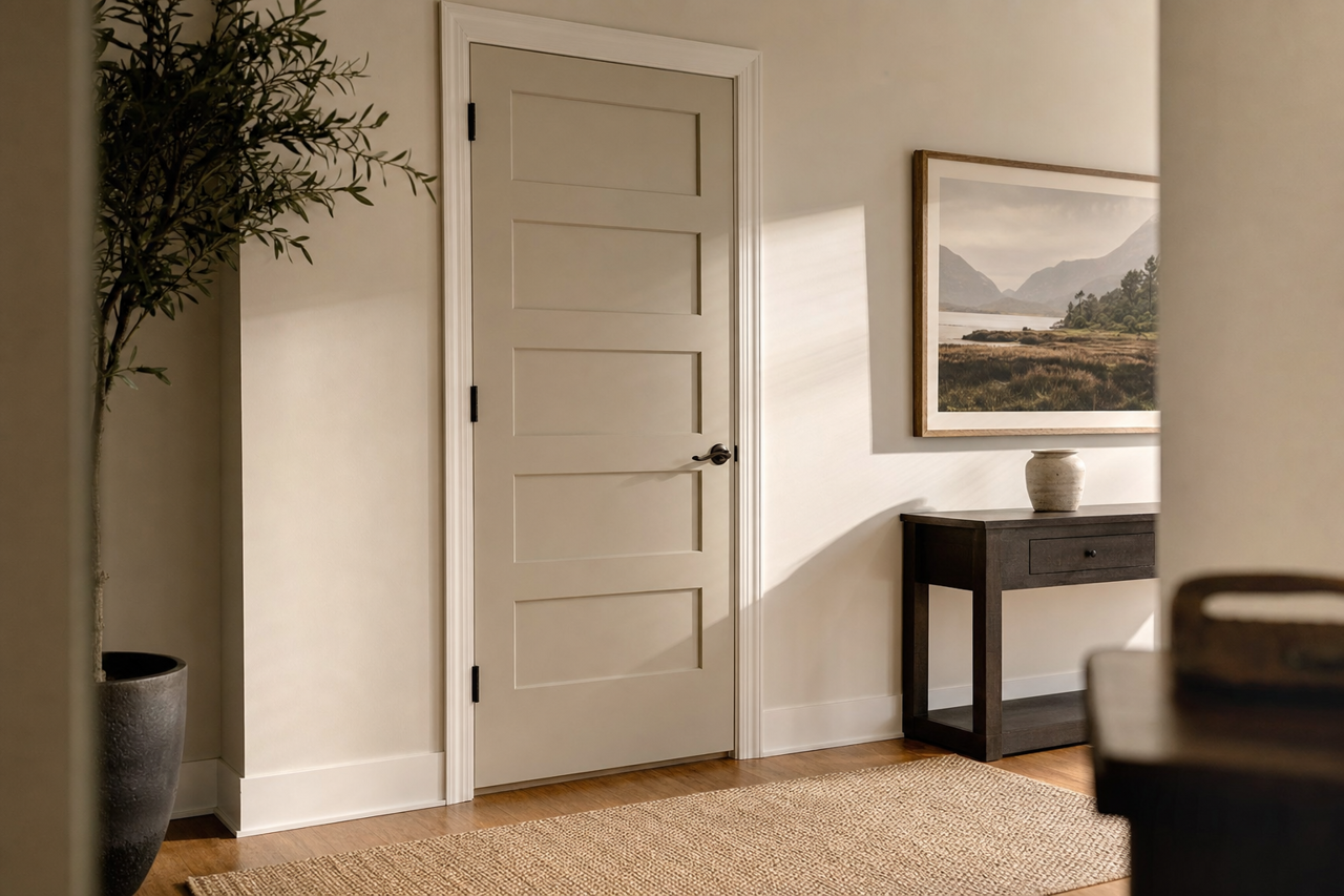 Cosmopolitan by Benjamin Moore on interior-doors