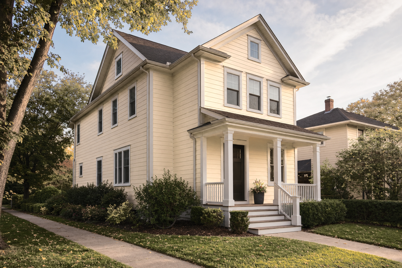 Crumb by Benjamin Moore on exterior